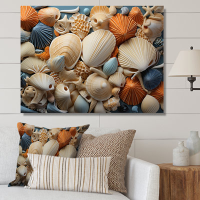 " Beach Seashell Collage "