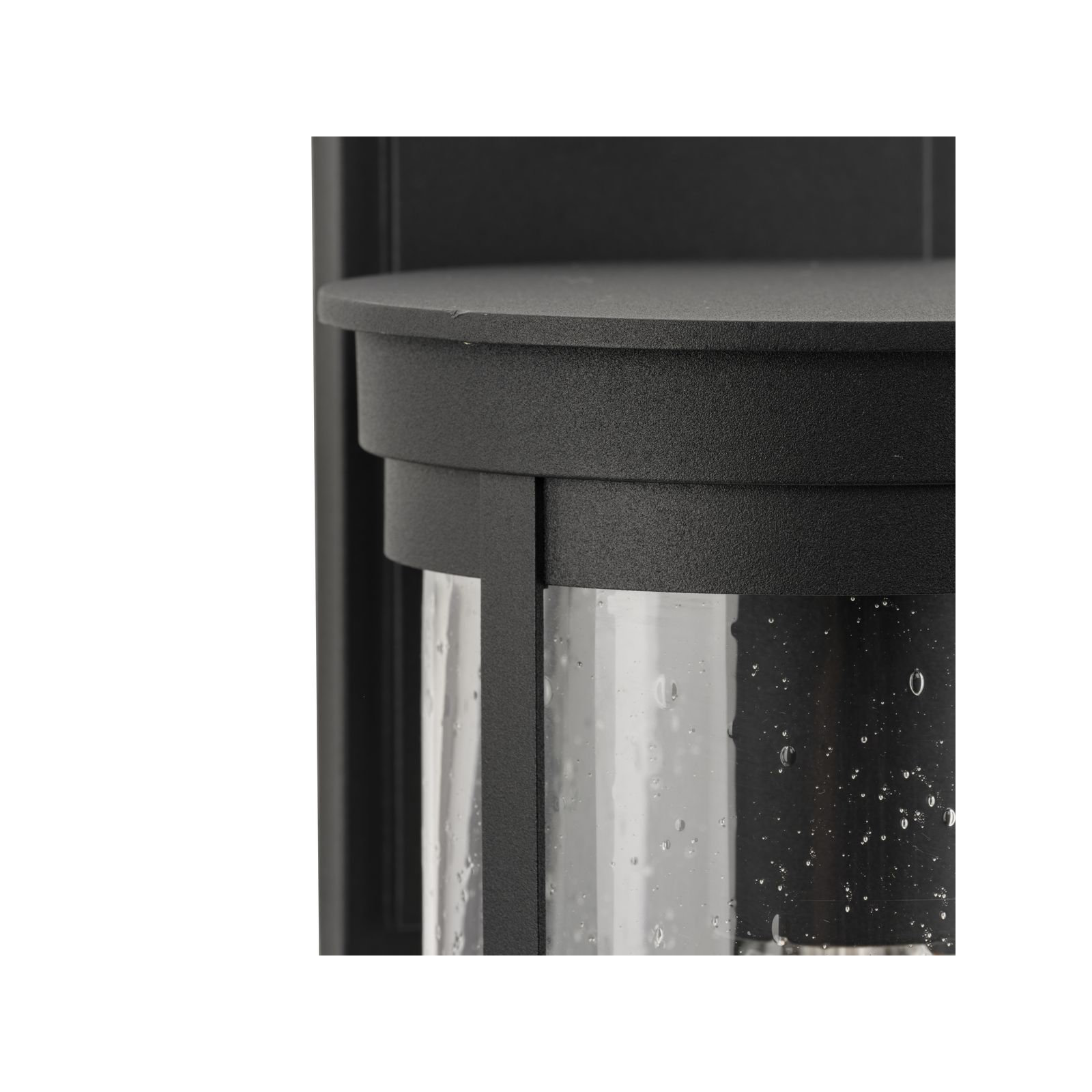Britley Single Light Cylinder Outdoor Aluminum Wall Light
