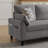 101'' Corduroy Upholstered Sectional Sofa With Storage Ottoman-661639648