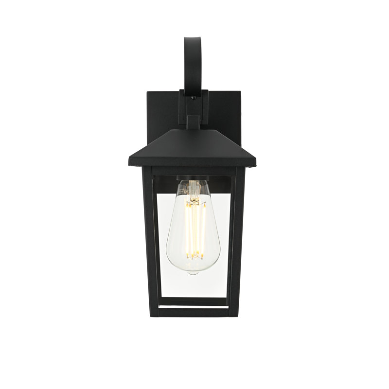 Nilles 5.5 inch Outdoor Wall Sconce in Black