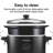Programmable Stay Or Go Slow Cooker 7 Quart Capacity Black