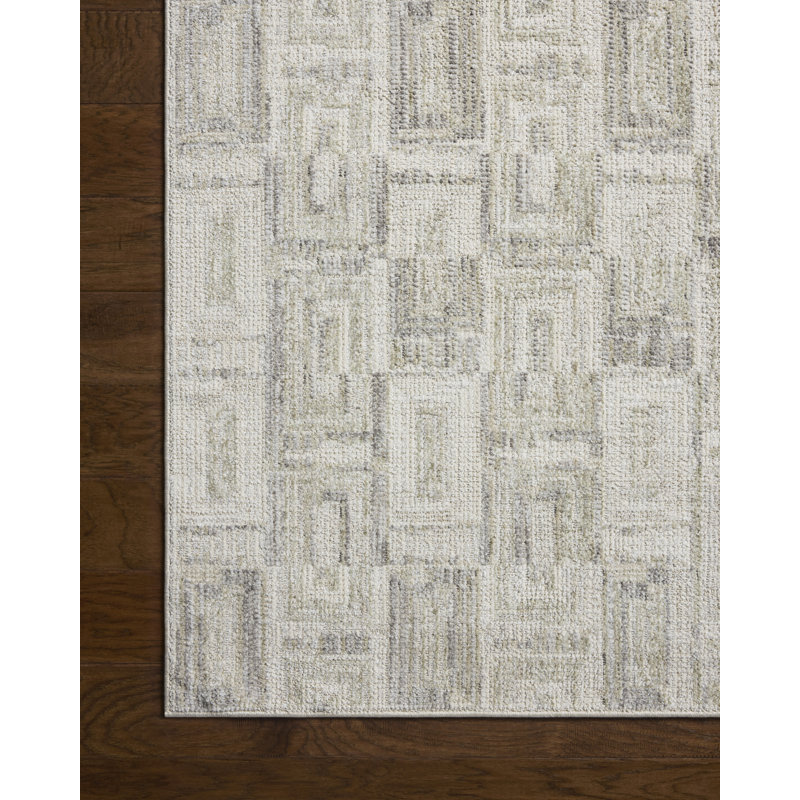 Tapis intérieur / extérieur os / sauge Loloi Tibo, 9'3" x 13'