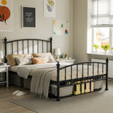 Queen Bed Frame With Headboard And Footboard Metal