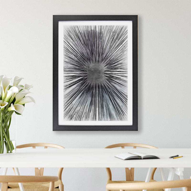 Lost in Space - Framed Print, 24cm H x 33cm W x 2cm D, Black
