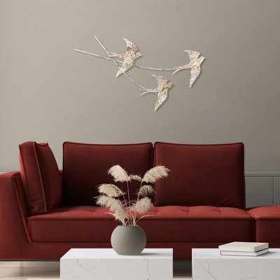 Handmade Decorative Metal Wall Accessory, 16.5 x 27.6 inches | 100% Metal, Thickness: 0.06 inches | Unique Hand-Painted Design, Wall-Mountable | Perfect for Home Decor & Art Enthusiasts, Distinctive Style