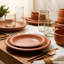 Bloomhouse Corcisa Clay 12 Piece Stoneware Reactive Glaze Dinnerware Set - Prosecco Blush Pink-174159511