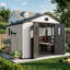 10 ft. W Aluminum Polypropylene Storage Shed-126538903