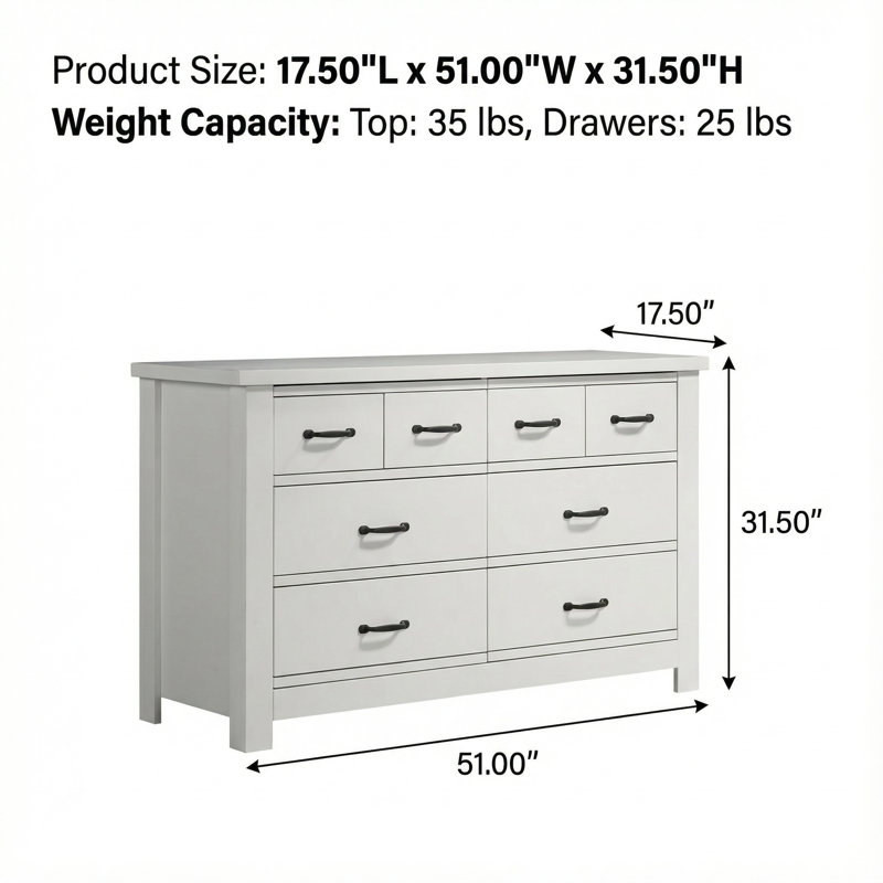 Commode 7 tiroirs Lacher