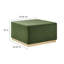 Repose-pieds rembourré Modway Tilden-96356066