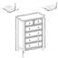 Commode 6 chambres Carreno
