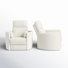 Fauteuil inclinable électrique pivotant l 40 po Carnesha (ensemble de 2)