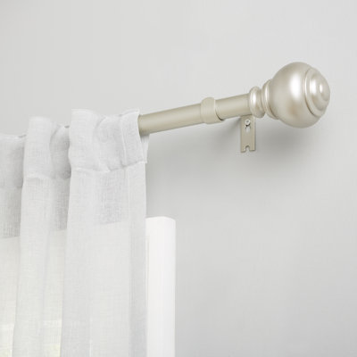 Adjustable Single Curtain Rod