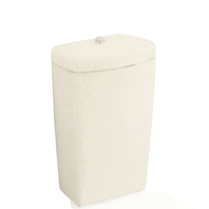 Karsten Dual Flush Toilet Tank, Biscuit
