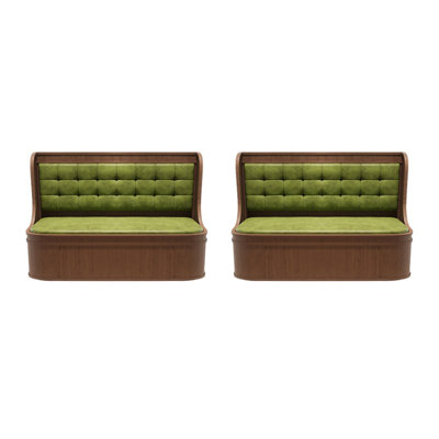 Restaurant Cafe Bar Retro Light Luxury Bench Upholstered Bench by Canadian Linen