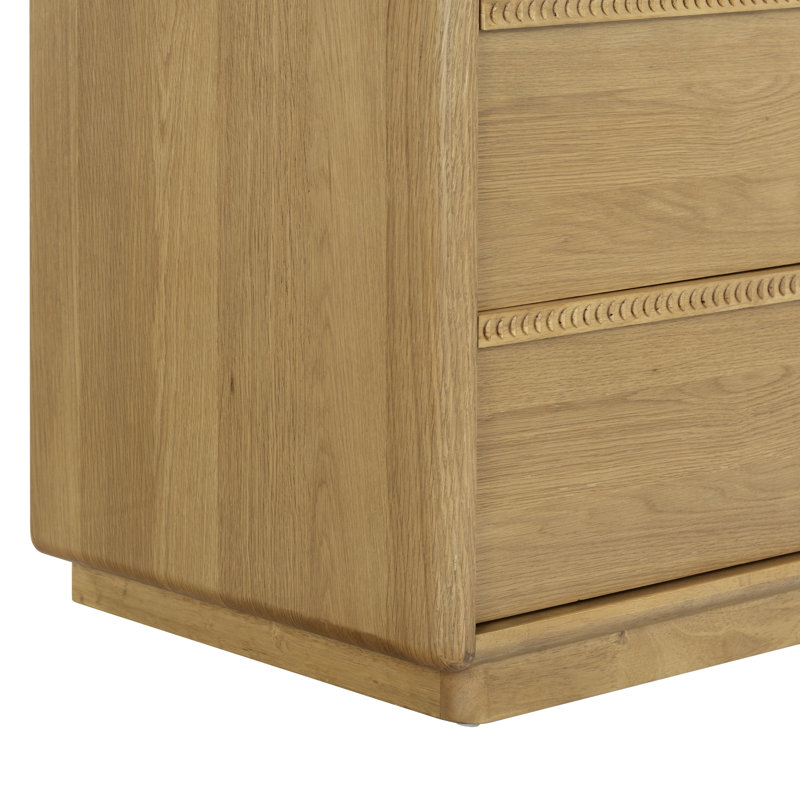Commode 6 tiroirs Alanna, Brown Oak