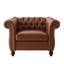 Fauteuil Chesterfield de 38,5 po de largeur