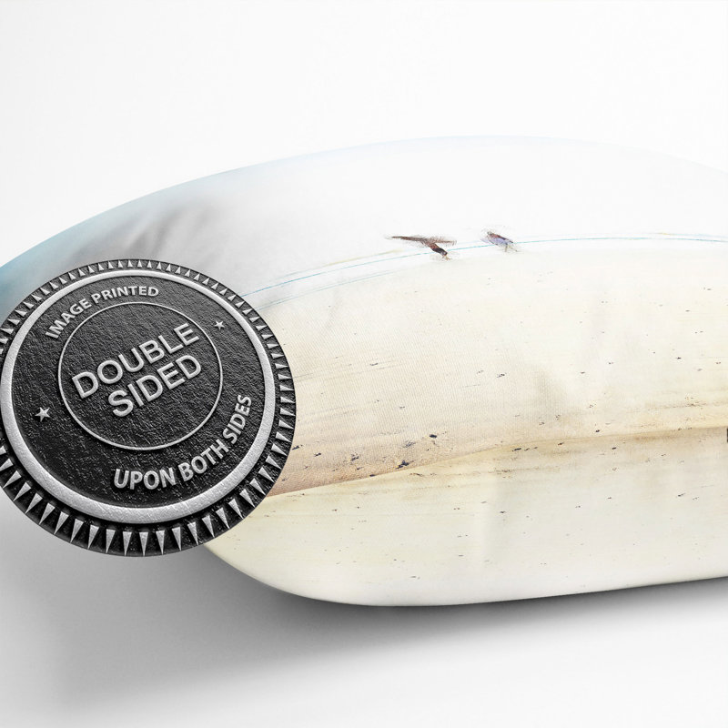 Heading to the Surf Cushion with Filling, 55cm H x 55cm W x 20cm D
