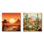«Desert mexicain Serenity I», ensemble de 2 décorations murales en métal mexicain-923133088