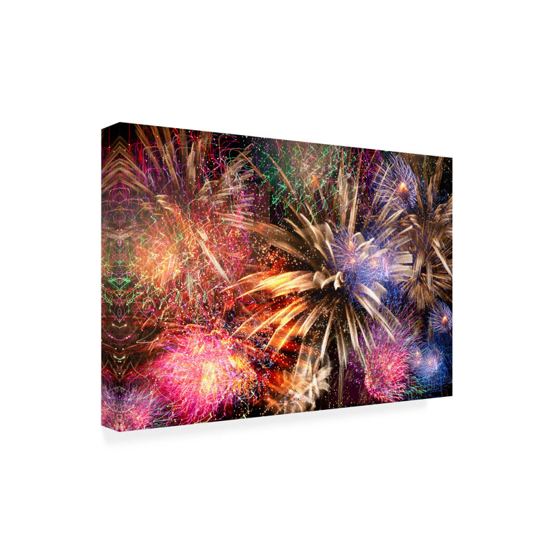 Feux d'artifice modernes et contemporains, H 12 po x l 19 po x P 2 po
