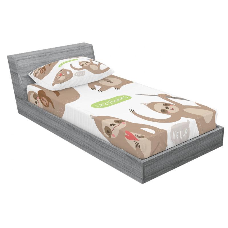 Microfiber Sheet Set, Twin XL Sheet Set with Fitted Sheet