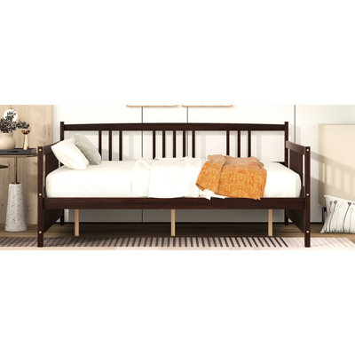 Lit de jour - Lit double et combinaison avec cadre de rangement supplémentaire pour une utilisation comme décoration de salon dans la chambre à coucher