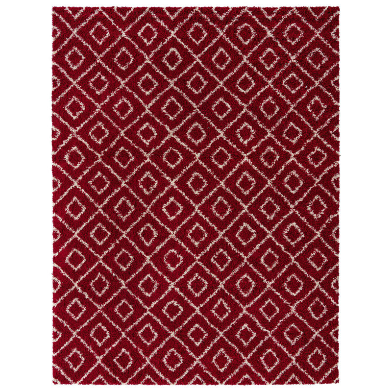 Assata Geometric Indoor Rug, Rectangle 10'8" x 14'