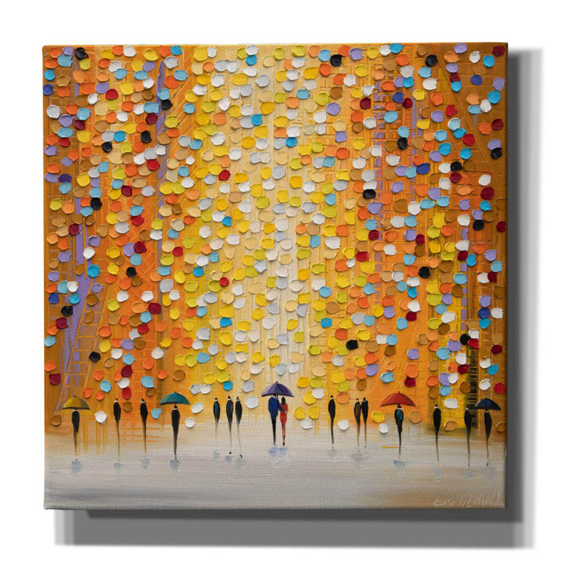 Emontae " Yesterday " by Ekaterina Ermilkina, 37" H x 37" W x 1.5" D