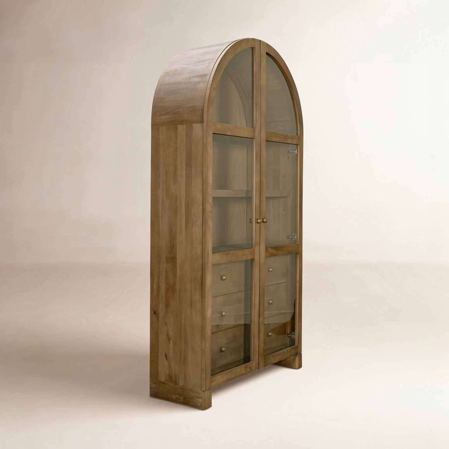 Stonewall Mango Accent Cabinet, Medium Brown