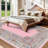 Floral Rug for Bedroom  Washable Area Rugs for Living Room Non Slip  Thin, Soft Throw Carpet for Nursery, Kids Playroom, Classroom, Home Office Decor-323981002