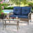 Monahans 49.61'' Wide Straight Loveseat with Cushions-509356158