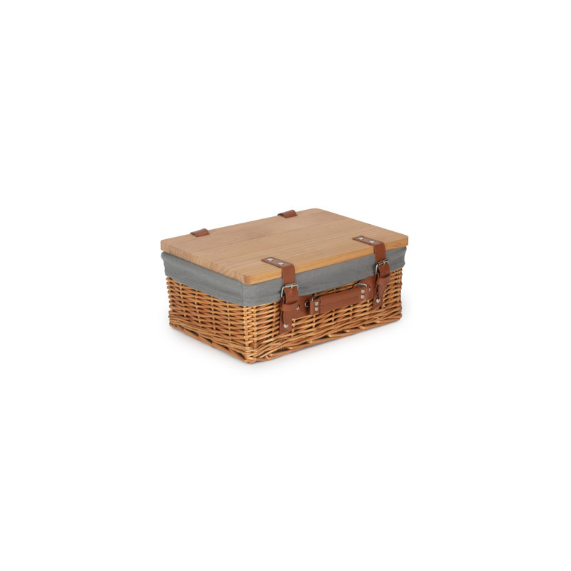 Wicker Gift or Storage Hamper with Lining