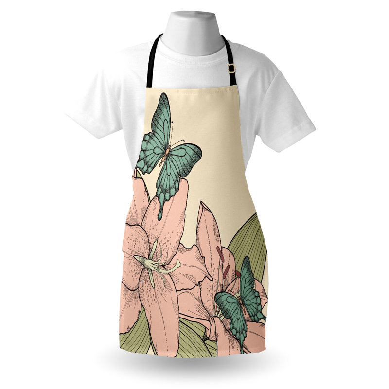 No Pattern Bib Apron