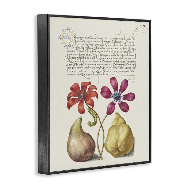 Art giclée rétro par Grace Popp, Giclée encadrée noir minuit, H 14 po x l 11 po