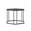 Renee Hexagonal Coffee Table with Metal Frame