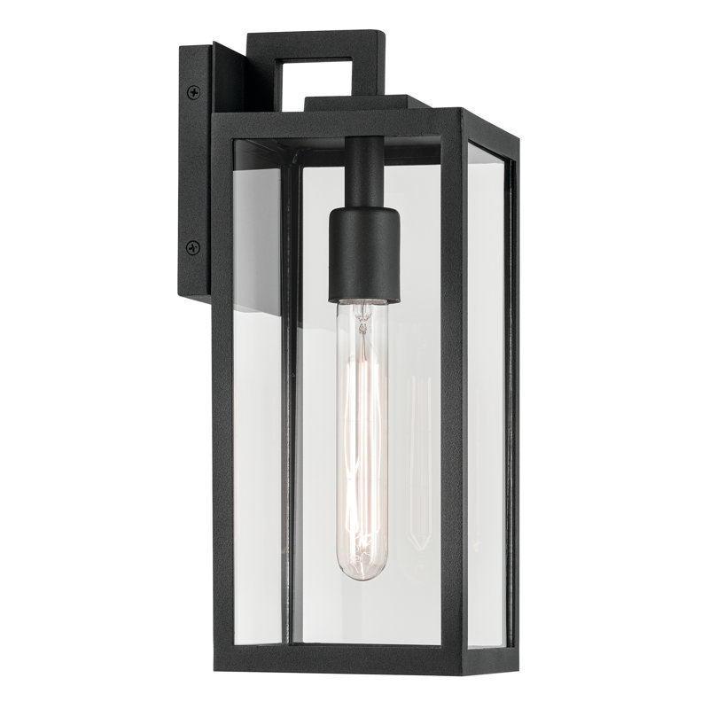 Abigale Wall Light, Textured Black