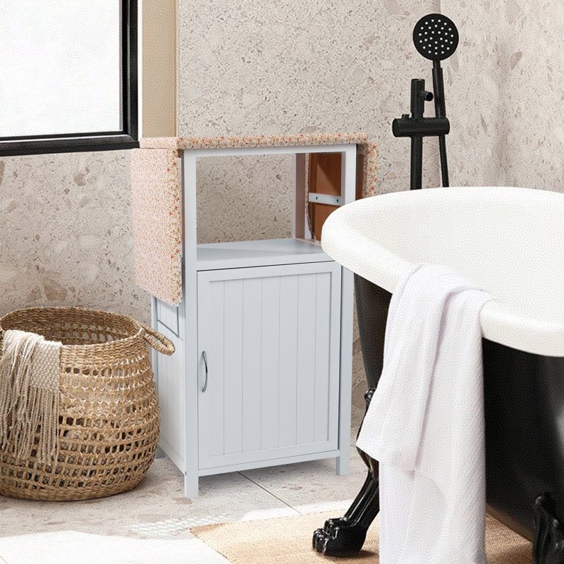Ironing Board With Storage Cabinet