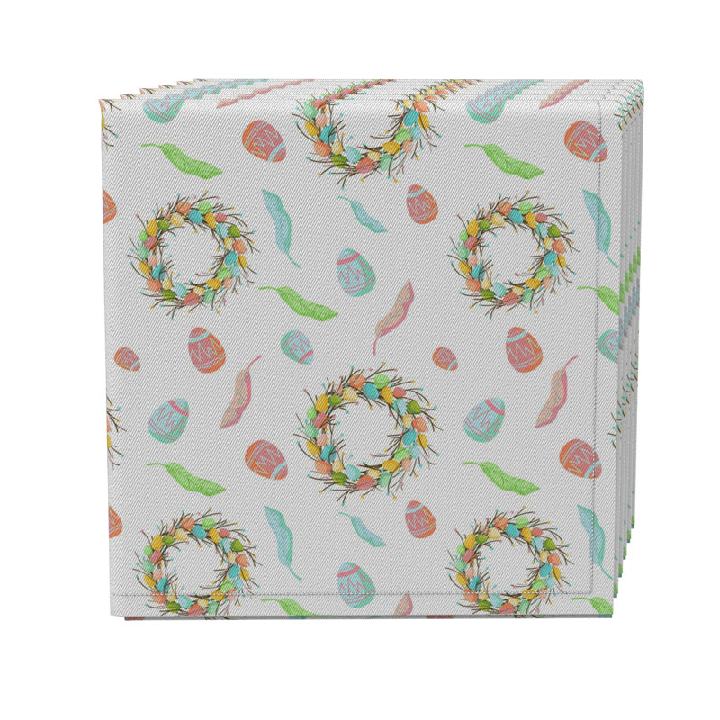 Filiano Cotton Twill Floral Square Napkin