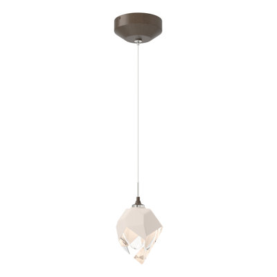 Luminaire suspendu géométrique à 1 lumière Chrysalis