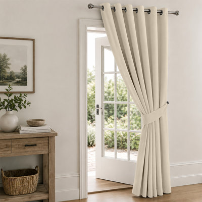 Bernards Blackout French Door Curtain