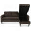 Canapé moderne avec rangement intégré et conception convertible pour un confort peu encombrant et une utilisation multifonctionnelle.-1005457729