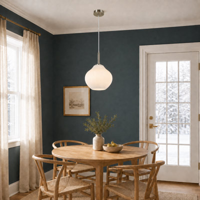 Luminaire suspendu en verre 1 lumière Jonny