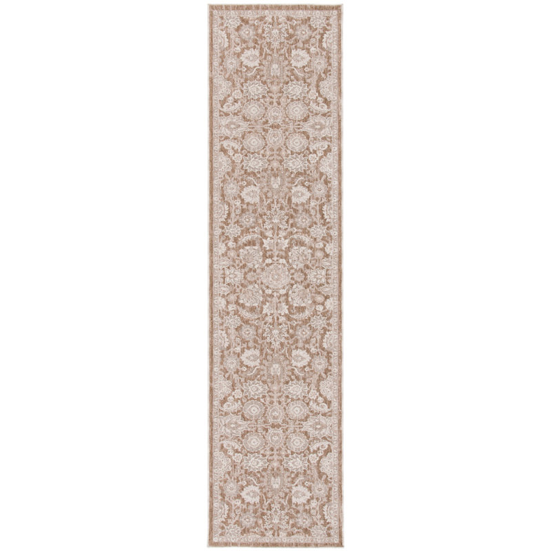 Tillison Willow Performance Oriental Rug, Square 6'3"