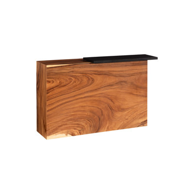Plateau Console Table with Shelf