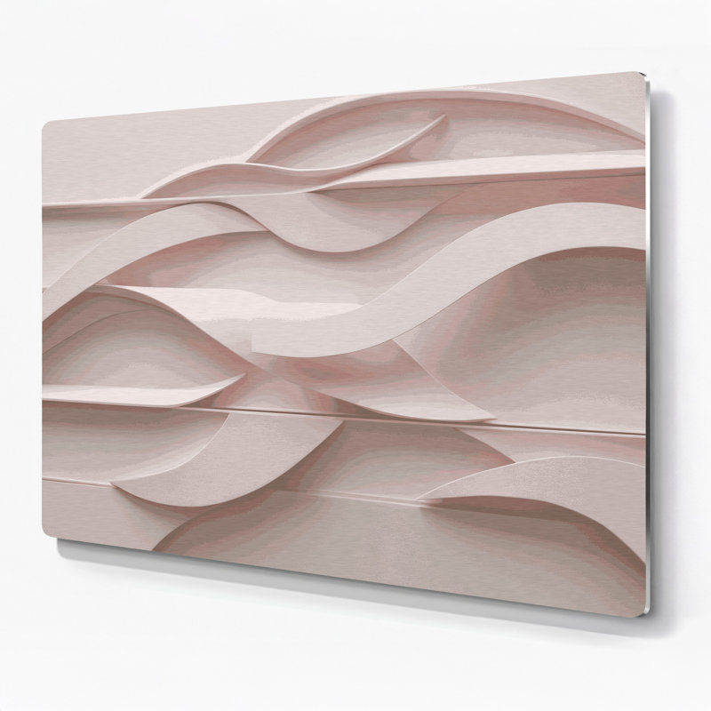 Minimalism 86 Grey Metal Wall Art, 20" H x 30" W