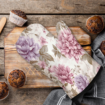 Coquette Charm Oven Mitt Cotton Twill