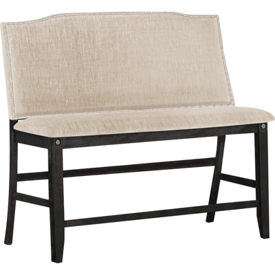 Banc rembourré à hauteur de comptoir Dylan