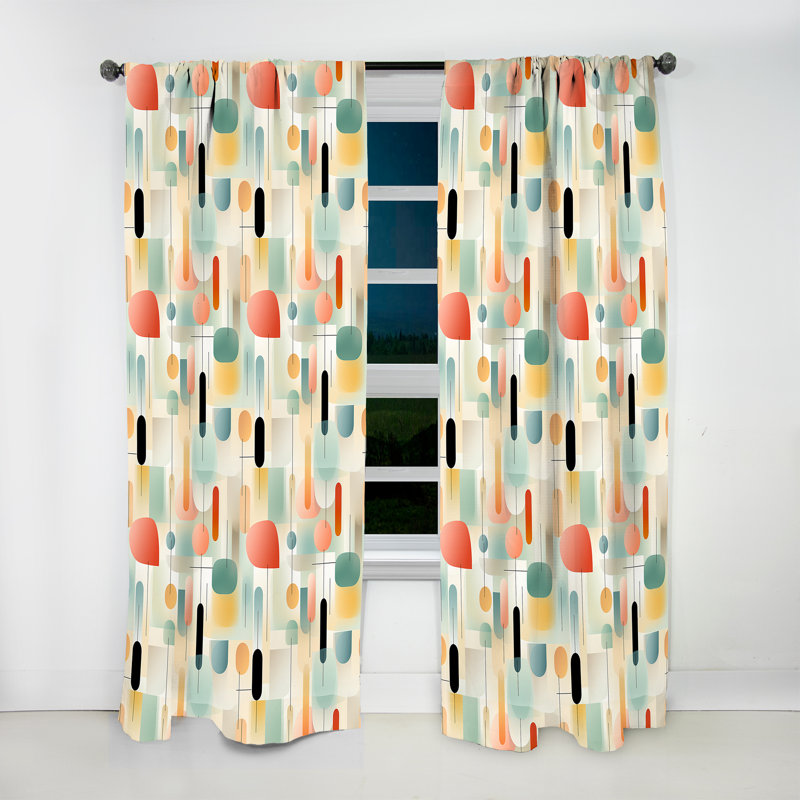 Rideau Pastel Harmony IV - Velours moderne - obscurcissant - 1 panneau, L 52 po x L 108 po