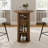 36" H Round Dining Table with Hidden Storage, Small Kitchen Bar Table for Dining Room, Pub, Basement-2067797202