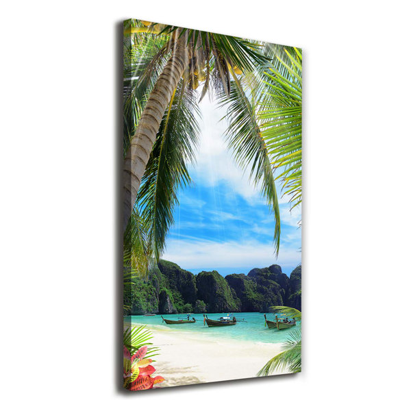 Sansibar Home Tropical Beach - Kunstdrucke auf Segeltuch | Wayfair.de