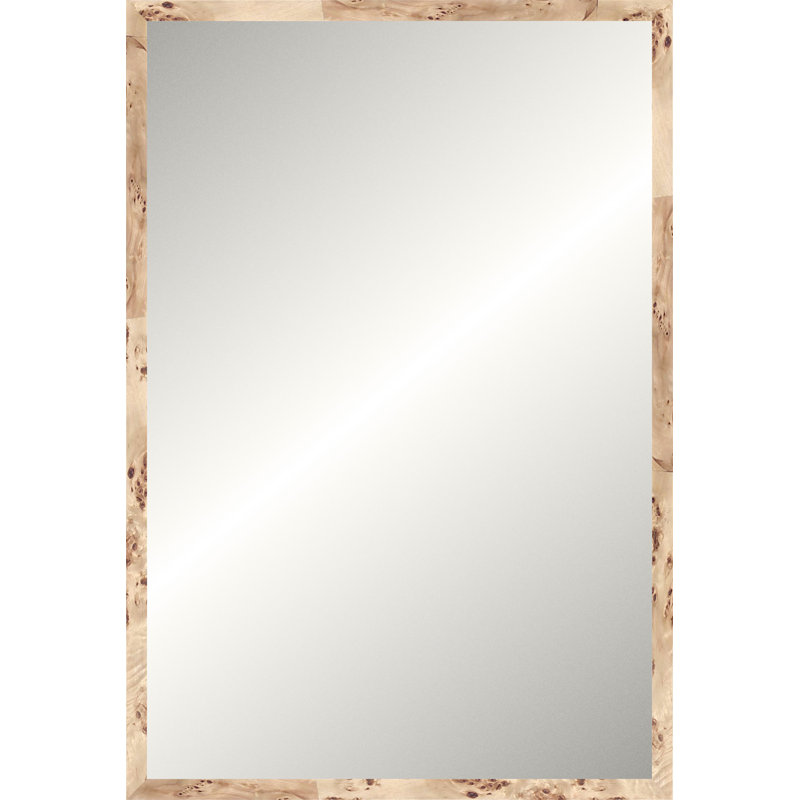 Blonde Burl Mirror, Classic Vanity